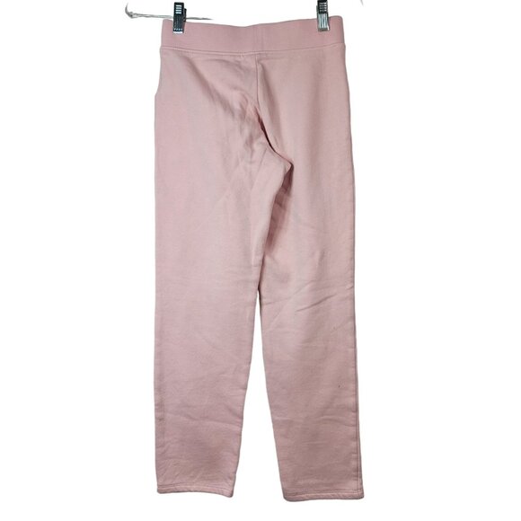 Athletic Works Sweatpants Pink Size 10 Large Pockets Tapered Leg Fleece Lined - Picture 5 of 8